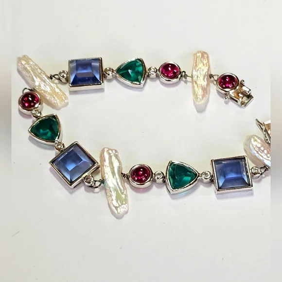 Genuine Ross Simons Bracelet in Sterling Silver. - Picture 1 of 7